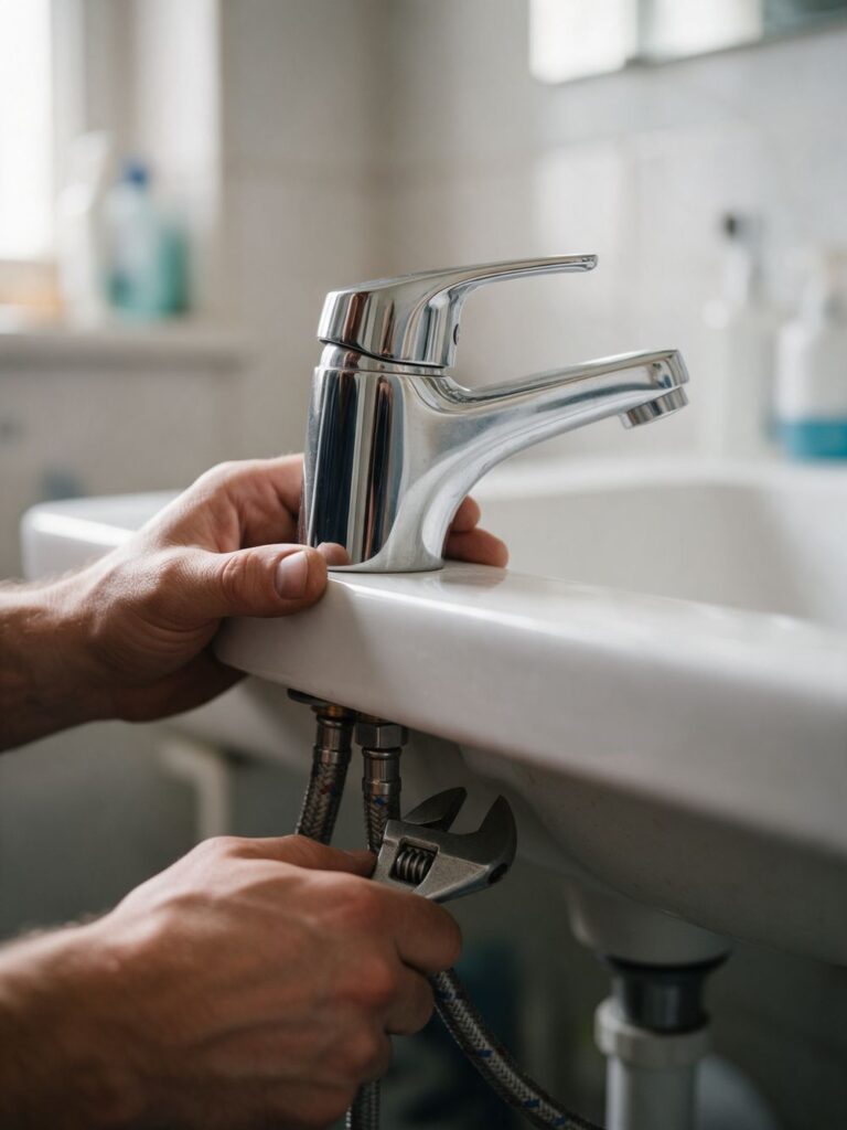 Dettaglio dell'intervento: sostituzione sanitari e rubinetti a Padova